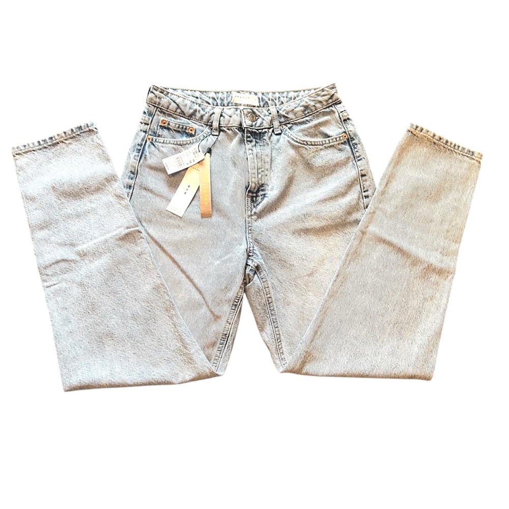 Topshop Women's Mom High Waisted Tapered Leg Jeans Size 6 NWT